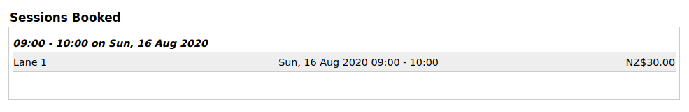 Form: Checkout Sessions